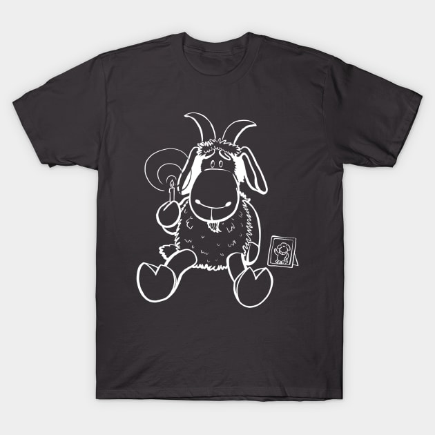 Sheep ram - Miss you T-Shirt by mnutz